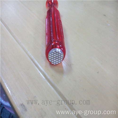 Plastic Handle Nie Chrome Screw Driver Set